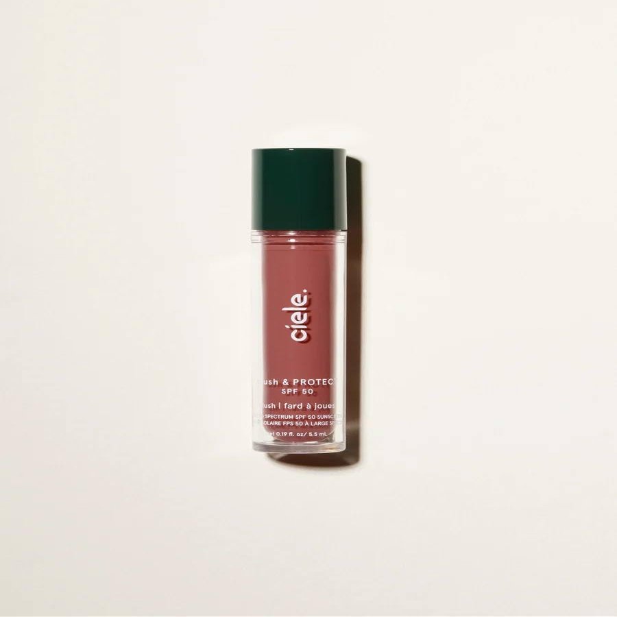 ciele blush & PROTECT SPF 50+ hydrating liquid blush - June (warm burgundy)