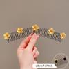 4PCS Fixer Comb Clips Stretchable Hair Combs Hair Finishing Clips Accessories Stretch Combs Stretchable Hair Pin Hair Holders U Shape Comb view 3