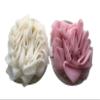 2 PCS Exfoliating Body Loofah Sponge Travel Body Natural Loofah Sponge with Elastic Hand Strap Loofah Flower Ball view 3