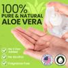 Honeyskin Organic Aloe Vera Gel for Face with Orchid & Apple Stem Cells - Soothing & Hydrating Aloe Gel for Sunburn Relief & After Sun Care - 100% Aloe Vera Gel for Hair, Face & Body (12 Fl Oz) view 2