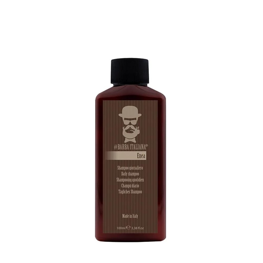 Barba Italiana ENEA Daily Shampoo for Men (100ml/3.38flOz) - Gentle Cleansing and Revitalizing