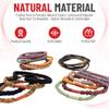 12pcs Boho Hair Bands, Elastic Hair Bands for Women's Ponytails (Saffron) view 3