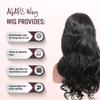 13x4 Body Wave, HD Lace Front Wig, 100% Human Hair for Women, 240% Density, Pre-Plucked with Baby Hair, Glueless Transparent Swiss Lace, No Synthetic Fibers (#NA - Natural Auburn, 34") view 3