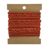 12pcs Boho Elastic Hair Bands - Women's Orange Ponytail Ties view 1
