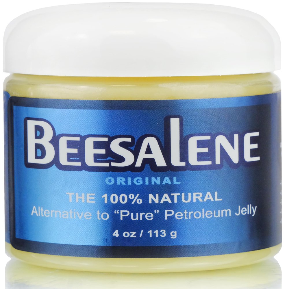 Beesalene Original Unpetroleum - 100% Natural & Hypoallergenic Alternative to Petroleum Jelly - Lips, Hands, Baby, Makeup Remover and More (4 Ounce)