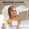 Bath Pillow Luxury Bathtub Pillow, 4D Bath Tub Pillows for Head, Neck and Back Support, Tub Pillow for Bathtub with 6 Non-Slip Suction Cups, Relaxing Bath Accessories Spa Gifts view 2