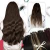 Moresoo 22 Inch Dark Brown Micro Loop Hair Extensions Human Hair Bundle Itip Human Hair Extensions Ash Brown view 4