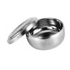 Beard Brush Shaving Brush Bowl, Men Wet Shaving Soap Mug Bowl with Lid Set, Kitchen Restaurant, MultiPurpose Alloy Shave Soap Cup Heat Insulation Smooth Shaving Mug Bow and Lid Set view 3