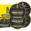 The Beard Club Cedar & Sandalwood Beard Balm - Leave-In Conditioner and Styling Wax for Beard Softening and Moisturizing - 2oz view 1