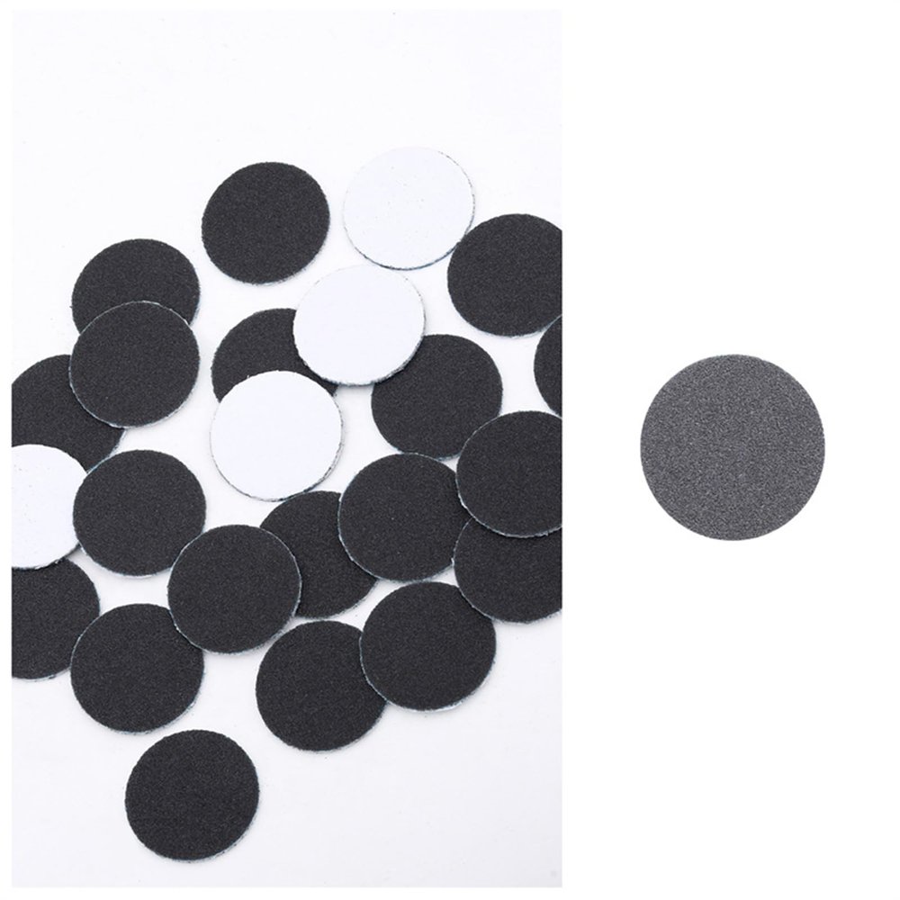 NGCG 50Pcs Sandpaper Discs 25mm Pedicure Replaceable Sanding Disc Pads for Electric Foot Files Machine Polishing Craft Nail Buffing Tools Polishing Kits