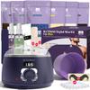 BLITZWAX Brazilian and Bikini Waxing Kit for Men, Hard Wax Warmer for Face, Legs, and Body, At Home Hair Removal Kit, Beginner Friendly, Quick Heating, 30 Nose Wax Sticks view 1