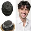 Right Hair Toupee For Men Hair Systems Lace Hairpieces Natural Looking Mens Toupee Human Hair System For Mens Hair Piece Unit 7X9 view 1