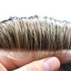 Right Hair Toupee For Men Hair Systems Lace Hairpieces Natural Looking Mens Toupee Human Hair System For Mens Hair Piece Unit 7X9#6 LIGHT BROWN view 4