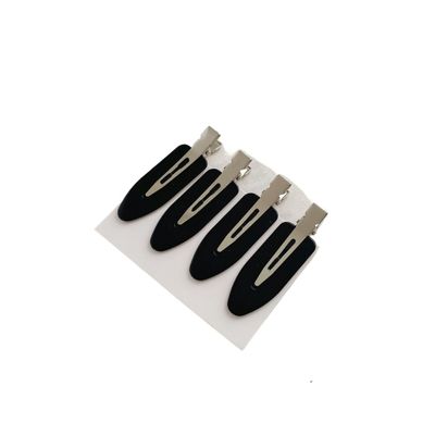 hair clips Beauty Salon Seamless Hairpin Professional Styling Hairdressing Makeup Tools Hair Clips For Women Girl Headwear claw clips (Color : Black 4PCS)