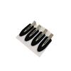 hair clips Beauty Salon Seamless Hairpin Professional Styling Hairdressing Makeup Tools Hair Clips For Women Girl Headwear claw clips (Color : Black 4PCS) view 1