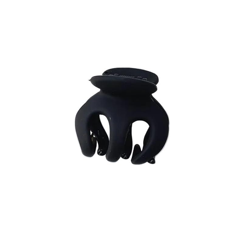 YLNING hair clips Large Black Hair Clip For Women Fashion French Elegant Hairgrips Korean Letter Hair Claw Clips Girls Hairpins Hair Accessories claw clips (Color : Mette Pumpkin)