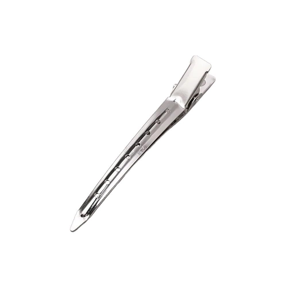 YLNING hair clips Metal Duckbill Clip Crocodile Curly Hairpin Barrettes Hairstyle Holder Fluffy Hair Root Salon Haircut Headwear Bobby Pin claw clips (Color : 1pcs, Size : About 8.5cm long)