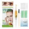 PMUBEAUTY Eyebrow Shaper Wax Kit for Women Eyebrow Facial At-Home Hair Removal with 4 Counts Ready-to-Use Wax Strips for All Hair Types Delicate Areas Cotton Strips Cleansing Wipes 0.2 Ounce view 1