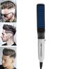 Agatige Beard Straightener Comb, Fast Heating Multifunctional Electric Hair Comb Portable Beard Brush Styler for Men Women Home Travel Use(US) view 2