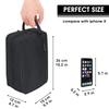 Toiletry Bag for Men Hanging Dopp Kit Water Resistant Shaving Bag Small Toiletry Bag for Traveling (Denim Pure Black) view 2