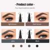 2024 New Magic Eyebrow Pencil, 3D Waterproof Microblading Eyebrow Pencil Contouring Pen, 4 Tip Microblade Eyebrow Pen, Natural Long-Lasting Fine Stroke Microblading Eyebrow Pencil (Black) view 3