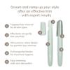 GESKE Precision Trimmer | 4 in 1 | Painless, Hygienic Hair Remover | Precise Hair Trimmer Tool | Face & Body | Men & Women | Grooming Device | Hypoallergenic, Easy-to-exchange Blades | All Skin Types view 2