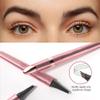 2024 New Magic Eyebrow Pencil, 3D Waterproof Microblading Eyebrow Pencil Contouring Pen, 4 Tip Microblade Eyebrow Pen, Natural Long-Lasting Fine Stroke Microblading Eyebrow Pencil (Gray) view 4
