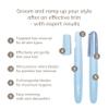 GESKE Precision Trimmer | 4 in 1 | Painless, Hygienic Hair Remover | Precise Hair Trimmer Tool | Face & Body | Men & Women | Grooming Device | Hypoallergenic, Easy-to-exchange Blades | All Skin Types view 2