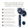 GESKE LED Sonic Full-Body Brush | 9 in 1 | Body Cleansing Brush & Intensive Exfoliator with LED | with SmartSonic Pulsations | Expert Deep Cleansing & Massage | Rough Skin Remover | Adjustable Handle view 2