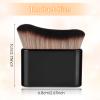 Self Tan Brush Soft Body Makeup Brush Portable Self Tanning Brush Self Tanner Face Brush For Body & Leg MakeupBlack view 2
