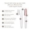 GESKE Precision Trimmer | 4 in 1 | Painless, Hygienic Hair Remover | Precise Hair Trimmer Tool | Face & Body | Men & Women | Grooming Device | Hypoallergenic, Easy-to-exchange Blades | All Skin Types view 2