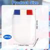 2pcs Patriotic 4th of July Face Paint, Red White & Blue USA American Flag Face Paint Stick Softball Baseball Face Paint Sports Events & Independence Day Stuff for Athletes Men Women Kids view 2