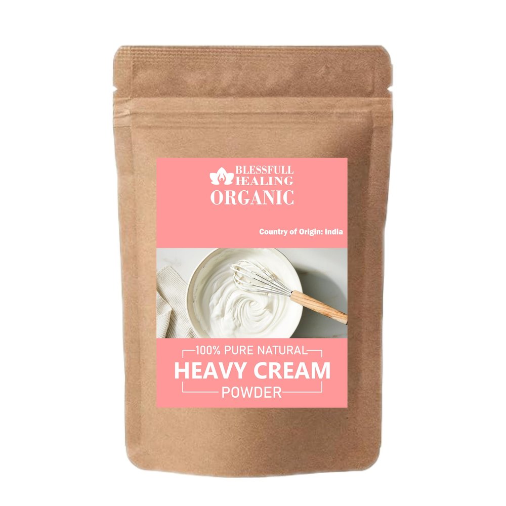 Blessfull Healing Organic Heavy Cream Powder 100% Pure Natural 300 Gram / 10.58 oz
