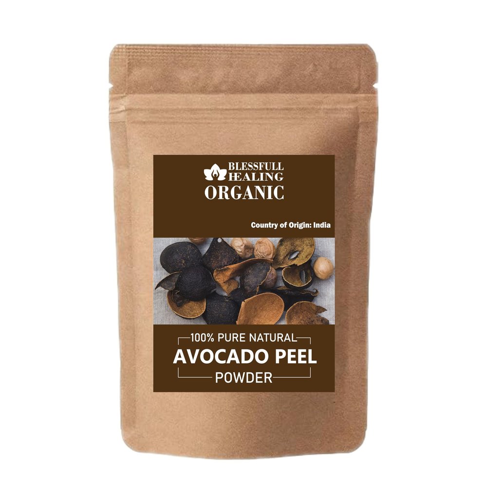 Blessfull Healing Organic Avocado Peel Powder 100% Pure Natural 200 Gram / 7.05 oz
