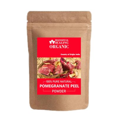 Blessfull Healing Organic Pomegranate Peel Powder 100% Pure Natural 200 Gram / 7.05 oz