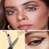 EIGSHOW Angled Eyeliner Brush & Eyeshadow Brush, High-End Precision Gel Liner and Short Smudge Brushes for Cat Eye, Winged Liner (E835&E806) view 3