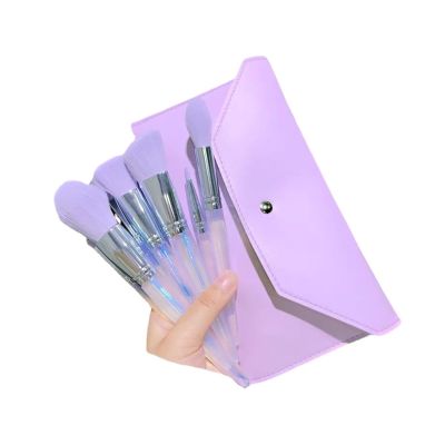 10Pcs Professional Makeup Brushes Set Cosmetic Powder Eye Shadow Foundation Blush Blending Concealer Beauty Make Up Tool Brushes (Color : Bag)