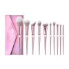10pcs Rose Gold Makeup Brushes Set For Eye Shadow Face Foundation Brush Cosmetic Tools Women Pro Makeup Brush Set (Color : Only 10PCS Brush) view 1