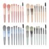 SBTRKT 8Pcs Professional Makeup Brushes Set Cosmetic Powder Eye Shadow Foundation Blush Blending Concealer Beauty Make Up Tool Brushes (Color : Green) view 1
