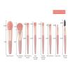 SBTRKT 8Pcs Professional Makeup Brushes Set Cosmetic Powder Eye Shadow Foundation Blush Blending Concealer Beauty Make Up Tool Brushes (Color : Green) view 3