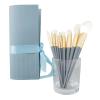 10PCS Travel Portable Soft Makeup Brushes Set Eye Shadow Foundation Powder Eyelash Lip Concealer Blush Make Up Brush Set PU Bag view 3
