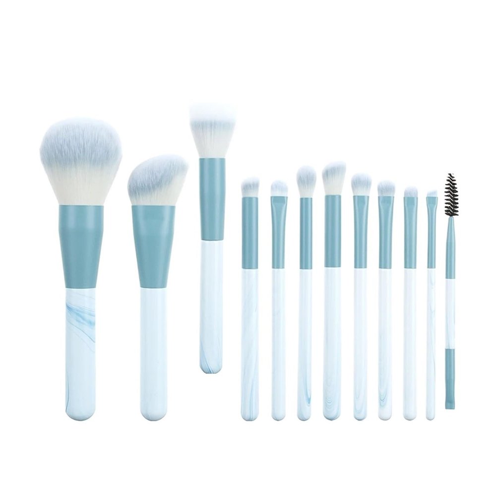 12 Pcs Makeup Brushes Set Eye Shadow Foundation Women Cosmetic Brush Eyeshadow Blush Powder Blending Beauty Soft Make Up Tools