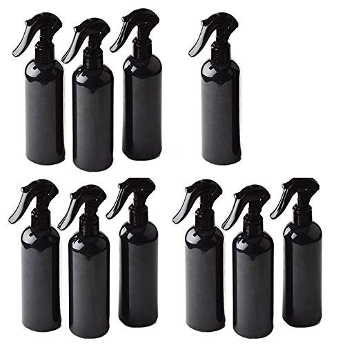 Kqcibz 10Pcs Multifunctional 300ML Plastic Bottle Trigger Sprayer Essential Oil Perfume Container Portable