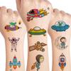 UVUXO Outer Space Temporary Tattoo for kids - 98 Styles Temporary for Girls Boy Body Arm Shoulder Cute Tattoos Stickers, Birthday Party Supplies Gifts for Kids view 1