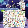 UVUXO Outer Space Temporary Tattoo for kids - 98 Styles Temporary for Girls Boy Body Arm Shoulder Cute Tattoos Stickers, Birthday Party Supplies Gifts for Kids view 2