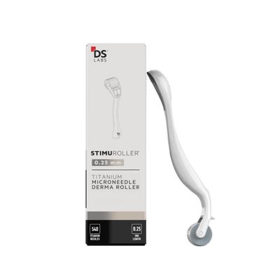 DS Labs for Men & Women StimuROLLER Scalp Roller 0.25 mm - Cosmetic Micro Needle Roller for Scalp Care Routine, Stainless Steel Precision Roller for At Home Beauty Use