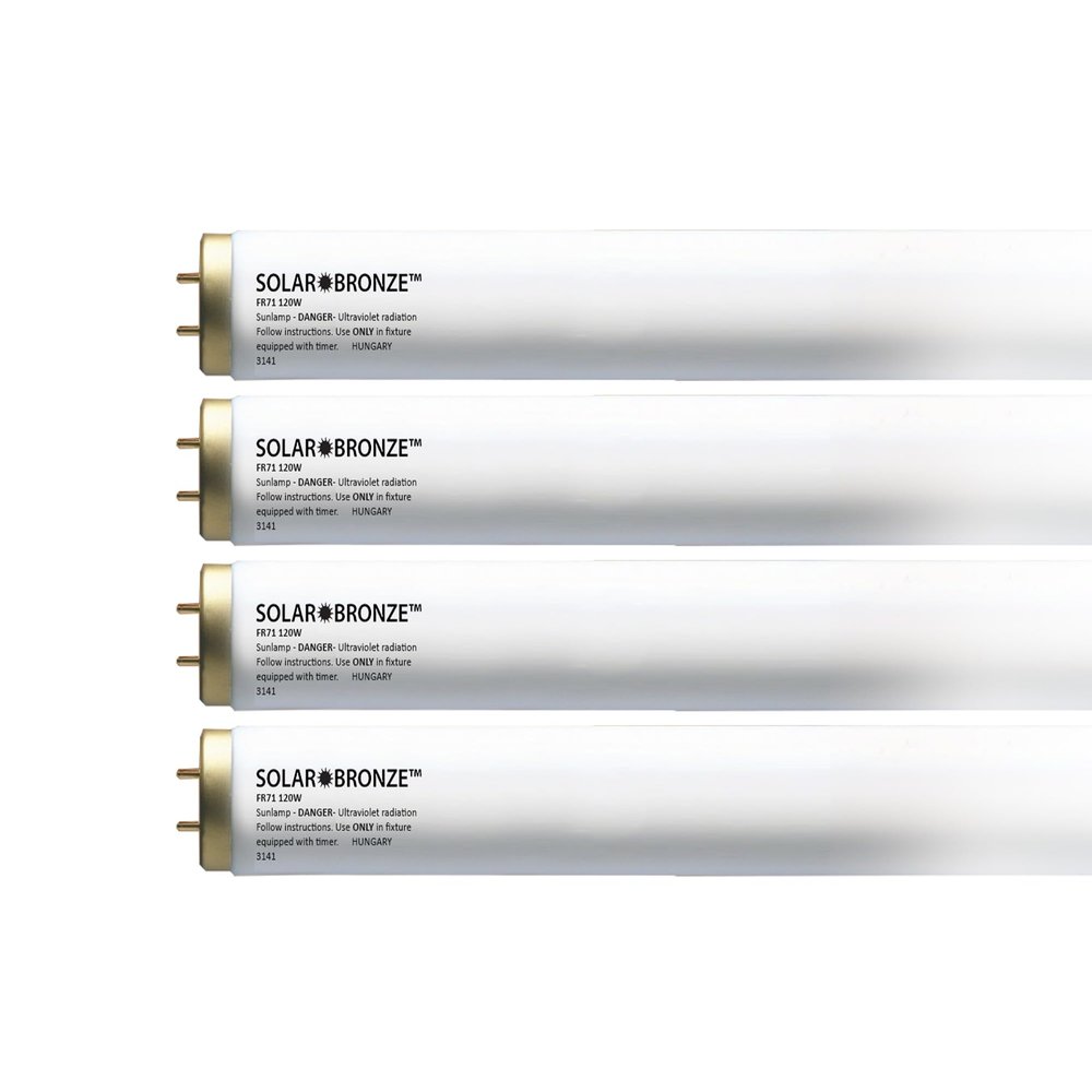 SOLAR BRONZE FR71 100/120 BI-PIN Tanning Bed Lamps (16 Pack)