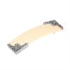 1928 Jewelry Vintage Style Filigree Accent Bar Hair Barrette view 1