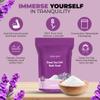 Aromasong Dead Sea Salt for Soaking with Natural Lavender Essential Oil  14 Oz. Spa Bath Salt Fine Grain 7 Uses Per Pack - for Body Wash Scrub - Soak for Women & Men for Tired Muscles & Skin Issues view 2