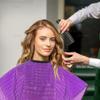 AUEAR, Barber Haircut Cape Hair Dye Waterproof Salon Capes for Hairstylist (Purple) view 4